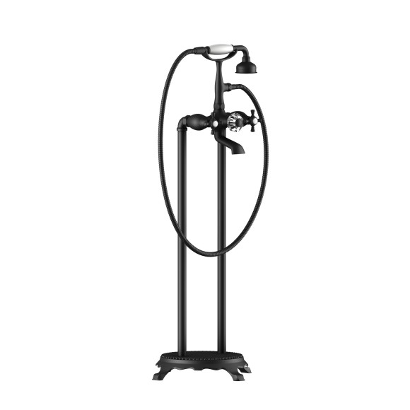 Напольный смеситель для ванны Timo Nelson 1900/03Y-CR черный